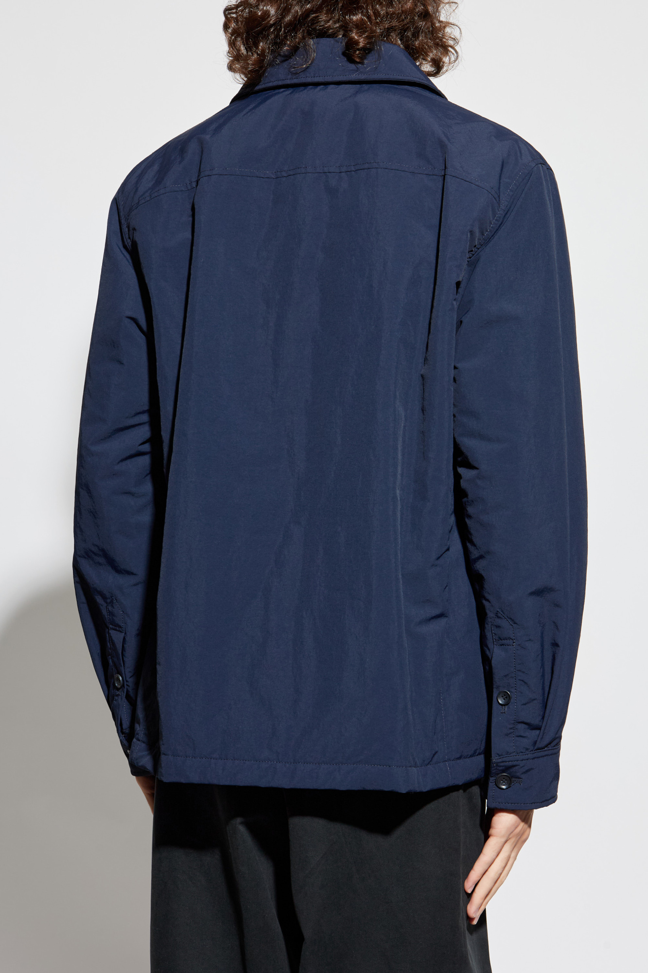 Navy blue Jacket with logo Bally - Vitkac France